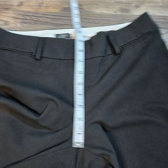 LOFT petite Julie Trouser black slacks curvy size 8 p 8p - Picture 7 of 11
